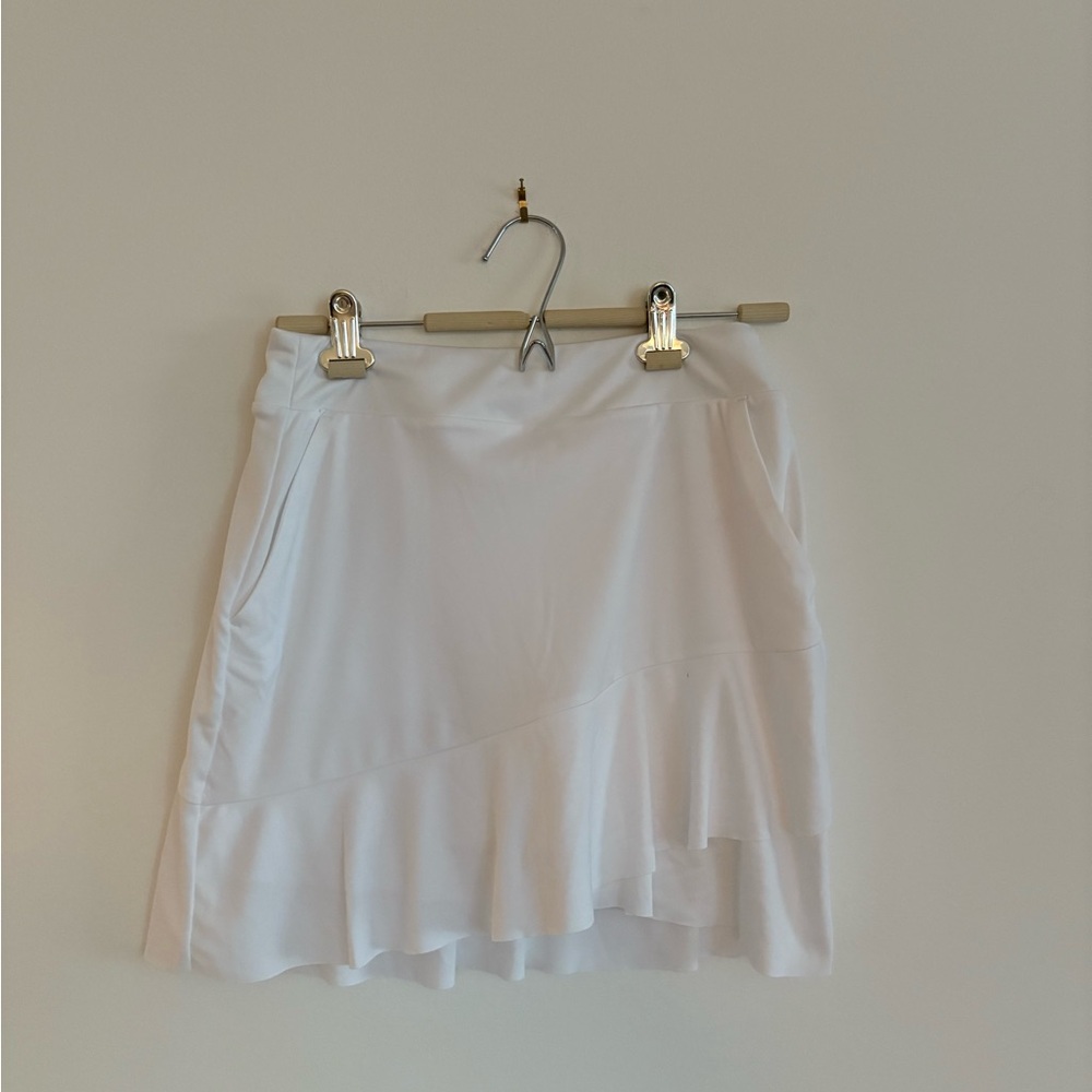 Greg Norman White Tennis Skirt